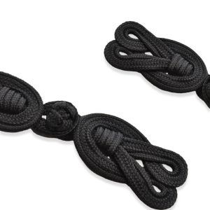 Alamar Agremán Trenzado 12 cm Negro