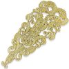 Aplique Bordado Ornamental Barroco Oro 29cm - Thumbnail Image 1