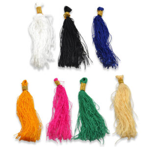 Borlas textiles para trajes regionales y carnaval