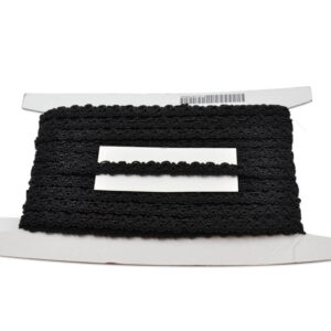 Galón textil negro en pack de 10 metros