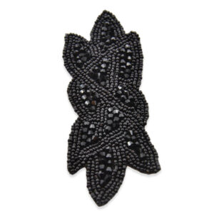 26448021601 aplique decorativo negro para prendas