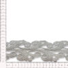 2645102434 puntilla metalizada plata 7 cm