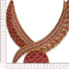 Aplique de 30 cm para cuello con diseño orgánico y elegante