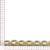 Galón decorativo con relieve en forma de círculos