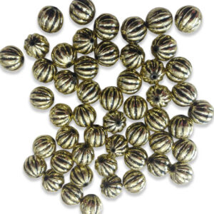 Abalorios oro para aplicaciones textiles