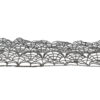 puntilla metalizada oro plata 7 cm calada
