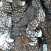 tejido lentejuela tridimensional plata volumen