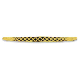 Cinturón de pedrería con diseño de rombos 35 cm