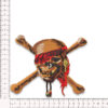Parche pirata para ropa temática y carnaval