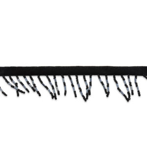 fleco negro para vestuario escénico