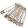 Imperdibles plateados de seguridad para mercería