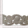 Galón ornamental plata de 9 cm