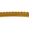 Pasamanería decorativa amarillo y oro
