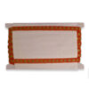 Tira decorativa multicolor para confección naranja