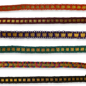 Galón mixto bicolor decorativo