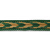 Pasamanería verde decorativa