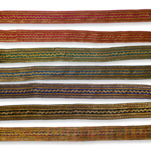 Tira mixta decorativa oro y color, multiples colores