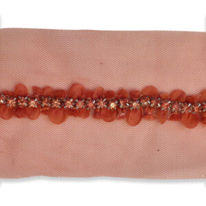 Tira decorativa coral para confección