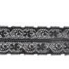 Puntilla de encaje color negro