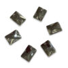 Cristal decorativo rectangular transparente de 17 mm
