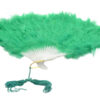 181-BT110-abanico-con-plumas-para-cabalgatas-verde Abanico festivo para disfraces y animación verde