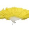 181-BT110-abanico-plumas-decorativo-amarillo Abanico festivo para disfraces y animación amarillo
