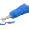 181-BT110-accesorio-de-plumas-para-show-y-azulina Abanico ligero con acabado de plumas suaves azulina