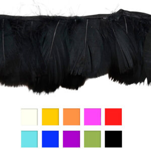Fleco de plumas de oca de 15 cm 10 colores distintos para vestuario de carnaval