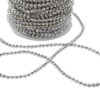Cadena decorativa de perlas plata