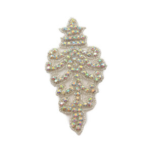 Aplique decorativo con cristales strass
