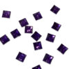 Cristal cuadrado violeta para aplicaciones textiles