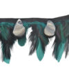 Fleco de plumas para vestuario escénico