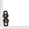 Aplique ornamental de 12 cm para confección