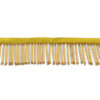 Fleco de abalorios de 4 cm color oro.