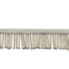 Fleco de abalorios de 4 cm color plata.