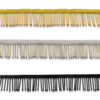 Fleco decorativo con canutillos.