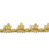 Galón metalizado 305.710 color oro con flecos