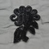 Aplique decorativo negro para carnaval