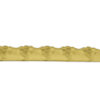 Encaje floral metalizado oro de 2 cm