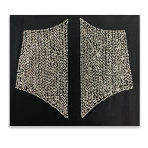 Aplique plata para vestidos de gala y escenario