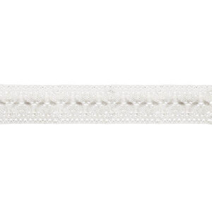 Puntilla blanca de estilo clásico y rústico
