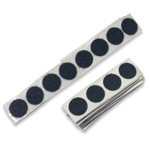 Círculos de velcro autoadhesivo negro