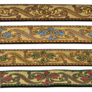 Galón bordado de gran riqueza decorativa