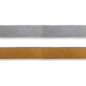 Cinta lamé metalizada dorada de 24 mm