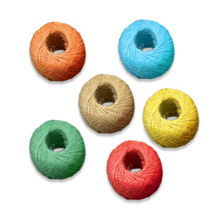 Cordón de yute disponible en varios colores.