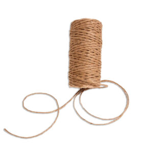 Hilo de yute fino para decoración.