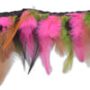 Galón de plumas multicolor de 15 cm