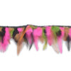 Galón decorativo de plumas para carnaval