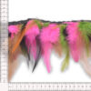 Adorno textil de plumas para comparsas