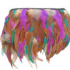 Pasamanería de plumas decorativas para carnaval